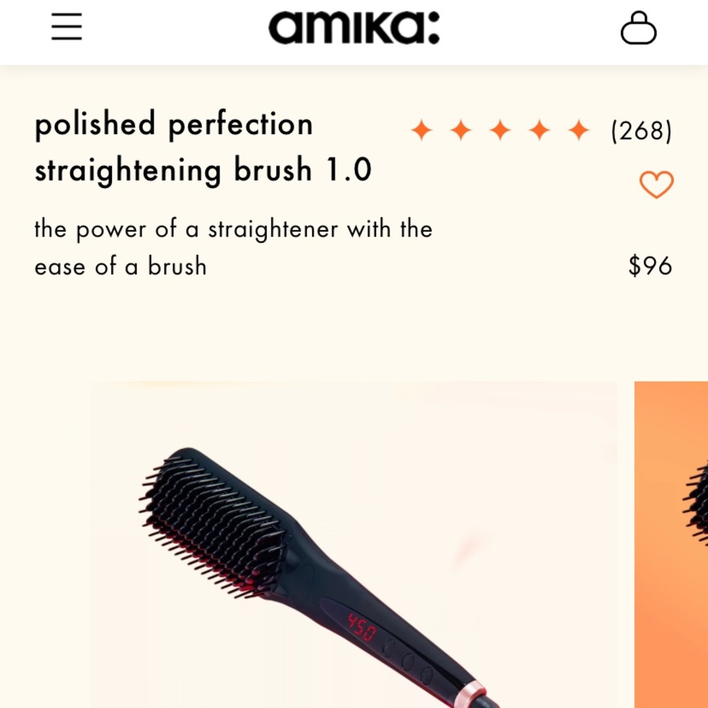 Amika hair straightening tool